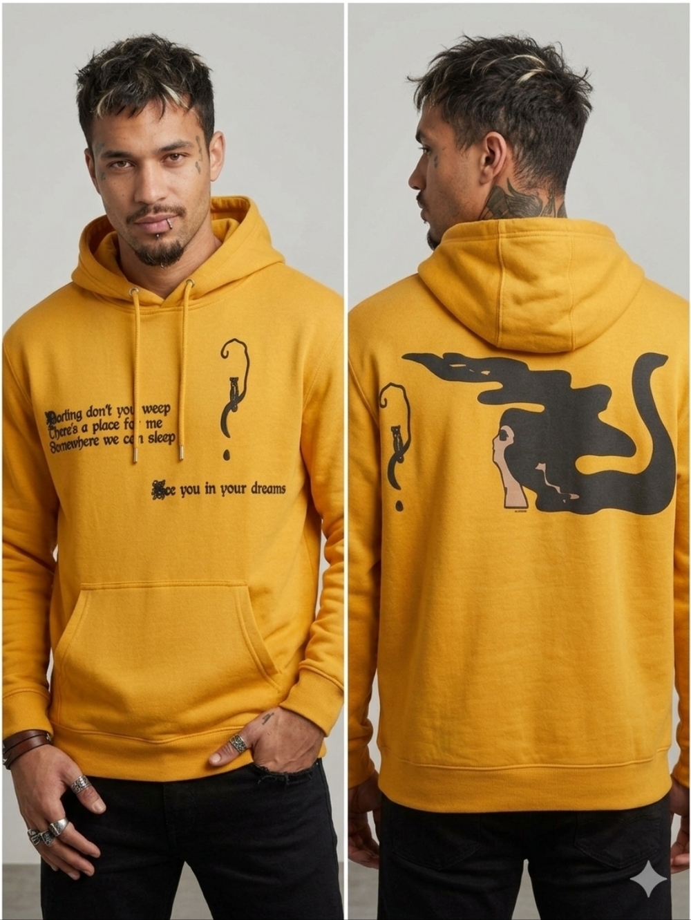 Halsey 2022 "Love and Power" Tour Merch Darling Lyrics Hoodie Size L - Picture 14 of 14